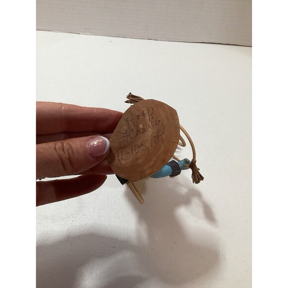 Vintage Hopi Hoop Dancer Kachina Doll Native American Art Signed F Charley - Picture 7 of 7